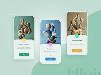 UI UX 3D app design