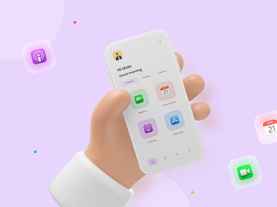 Project Management 2021 app design trends 2021 app trends 3d app design colorful app daily task do it app ios app design project management task management task manager time tracker app todo list app ui ux app design