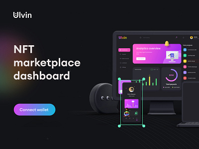 NFT Marketplace Dashboard bitcoin crypto currency crypto wallet kit nft marketplace nftart ui ui dashboard ui ux webdesign uiux app design ux ux design webdesign