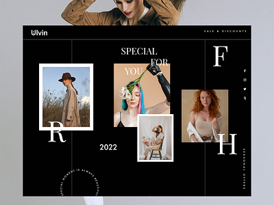 UI Fashion Landing page - Daily inspiration cart page cart screen dark mode webdesign ui landing page uiux ecommerce uiux fashion landing