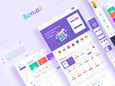 Bon.az - Cashback Website (UX/UI Design)