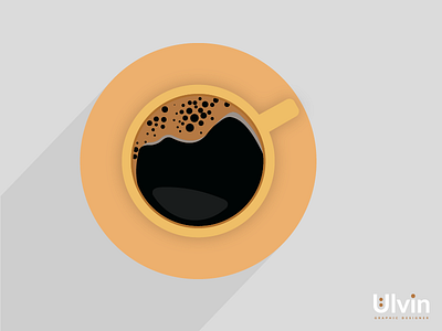 Flat design - Coffee Cup art drawing graphic illustration illustrator ladybug photoshop sketch ui ux vector webdesign