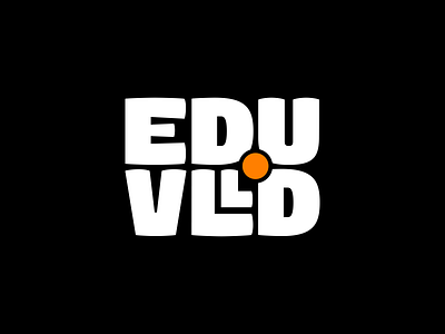 Edu Vlld Logo branding design illustrator logo typography vector