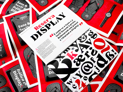 Reserva's Typographic Manual branding design editorial font typography vector