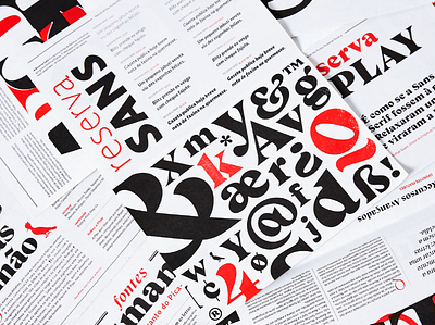 Reserva's Typographic Manual branding design editorial font graphic design typography