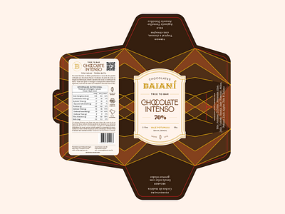 Baianí Chocolates Packaging branding design packaging typography