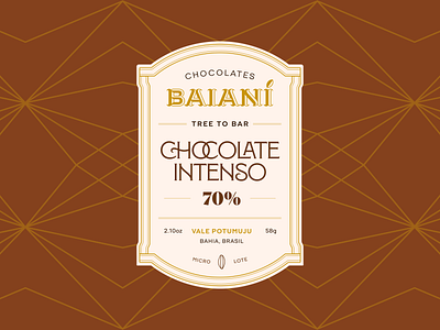 Baianí Chocolates branding design graphic design illustrator packaging typography
