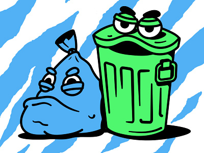 Trash Talk art brazil coca cola illustration trash