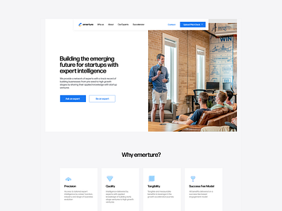 Emerture Landing Page