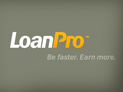 LoanPro Logo logo mortgage software technology