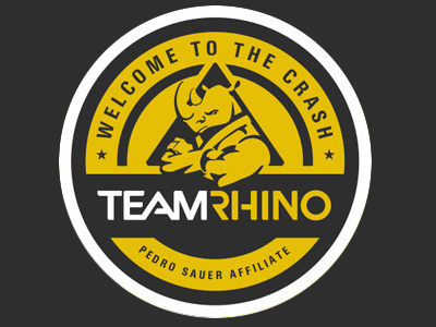 Patch Design 01 for Team Rhino BJJ animal brand design identity patch uniform