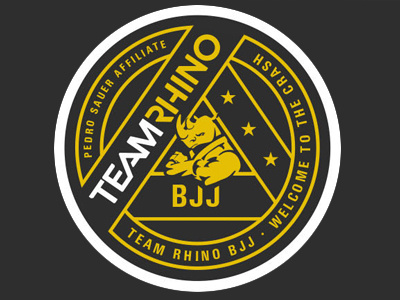 Patch Design 02 for Team Rhino BJJ animal brand design graphic identity team uniform