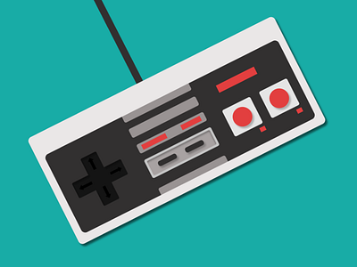 NES Controller 80s design gamer illustration mariobros nes nintendo videogame