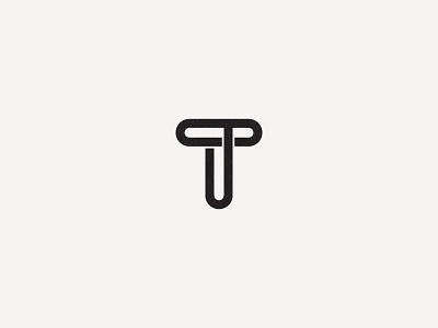 T Monochrome brand branding branding design icon logo monochrome symbol