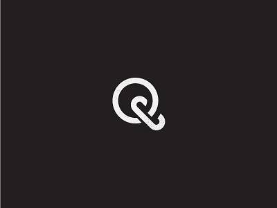 Q Monochrome brand branding branding design icon logo monochrome symbol