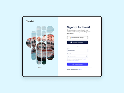 Sign Up page - DailyUI 001