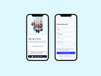 Sign Up - Mobile DailyUI