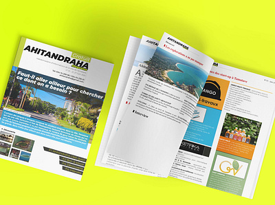 Ahitandraha graphic design magazine
