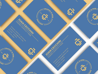 JC business cards blue brand branding brown business cards colours graphicdesign identity marketing mockup print