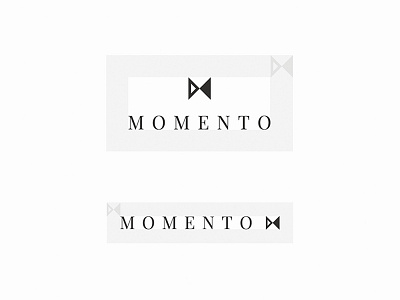 Momento Visual Identity 2d behance black brand branding clean colors design dribbble elegant graphicdesign invest print typography ui ux white