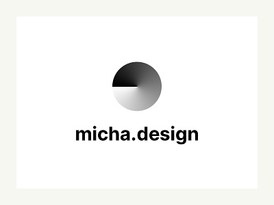 micha.design icon and font interui logo pareto principle portfolio sketch