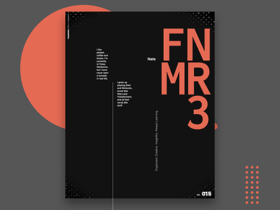 fnmr3 about me art dark design experiment minimal poster print typography