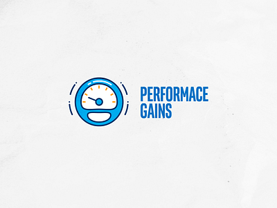 gauge gains chris gaines circle design icon illustration sick gains