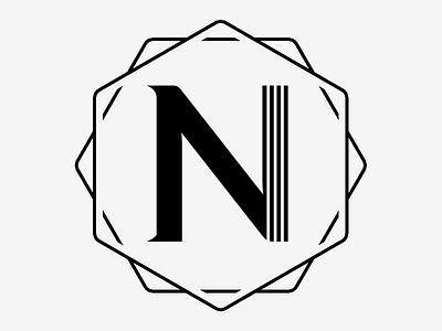 N is for Nate brand design identity logo n