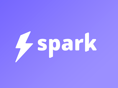 Spark bolt lighting logo spark