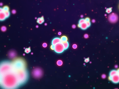 The Atomic Scale animation atom atomic design dribbble glow mograph shot small vector
