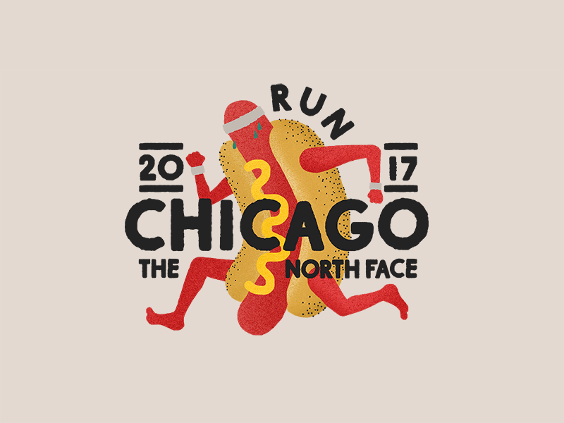 Chicago Marathon Graphic by Anna Lillian Martinez on Dribbble