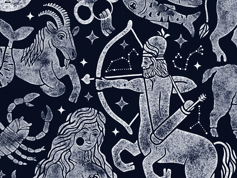 Zodiac Print by Anna Lillian Martinez on Dribbble