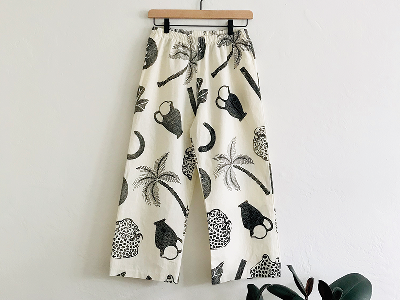 Dioscuri Pants block printing apparel print design textile illustration surface graphic print design