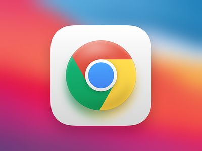 Google Chrome Icon for macOS Big Sur bigsur chrome google icon macos