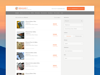 Leboncoin redesign