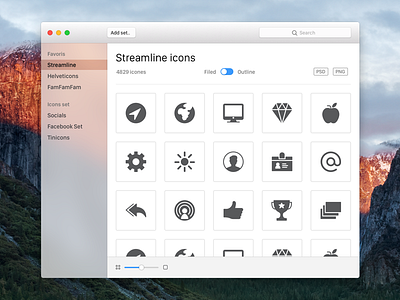 Icons mac app