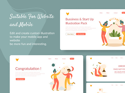 Sumeh - Bussiness and Start Up Illustration Pack
