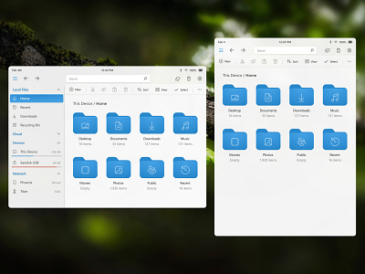 Tablet File Manager app apple concept design ios ipad mac software surface tablet ui uwp ux windows