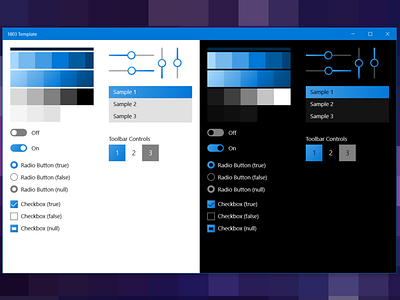 Windows 10 theme app controls development software template theme ui uwp windows