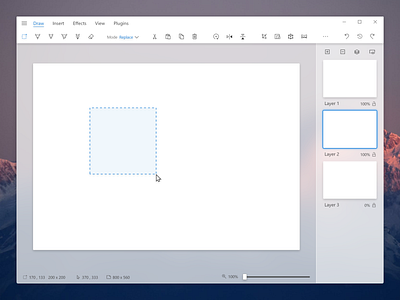 Draw App app concept design desktop app draw os program software ui uwp ux windows windows 10