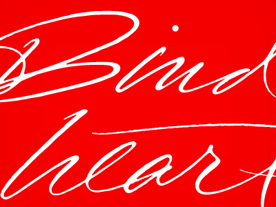 Bind. calligraphy identity lettering ligature logotype tattoo typography