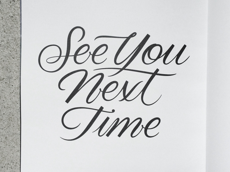 Oak Street Magazine expressive typography brush calligraphy lettering