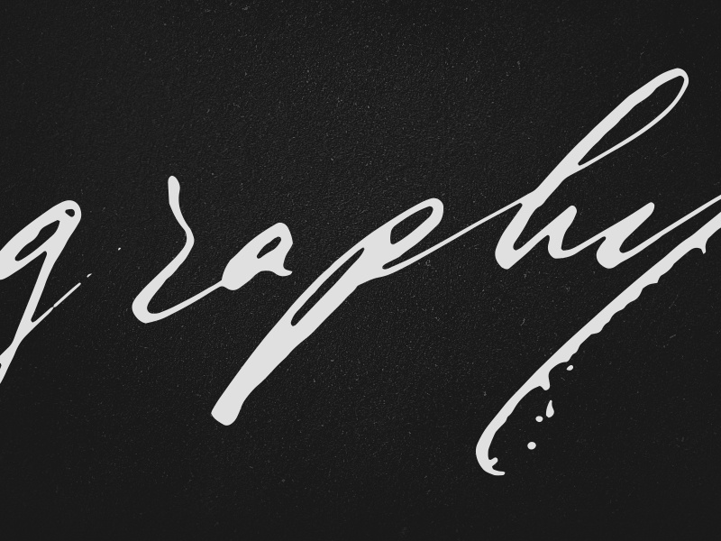 Calligraphic Exploration. expressive typography brush calligraphy lettering