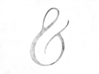 Ampersand. letter study lettering texture