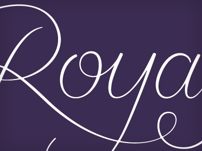 Roya Jade, WIP. calligraphy identity lettering logotype typography