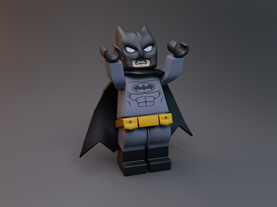 Lego batman 3d batman blender