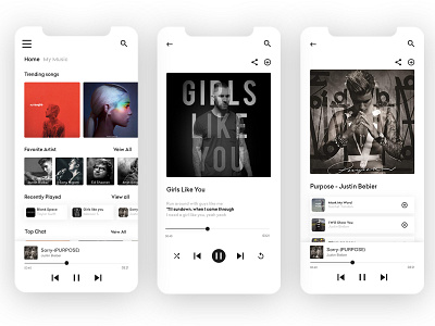 Music app app design music app music app ui music ui