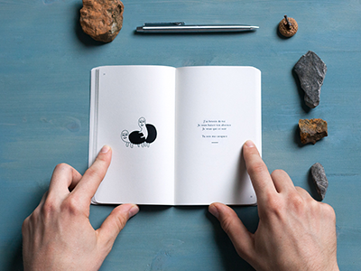 L'Empire du nombril est profond book edition illustration typography