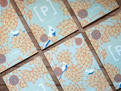 Le Pied - Revue Littéraire edition graphic design illustration typography