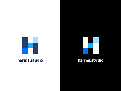 The new harms.studio Logo brand emblem harms harmsstudio logo personal